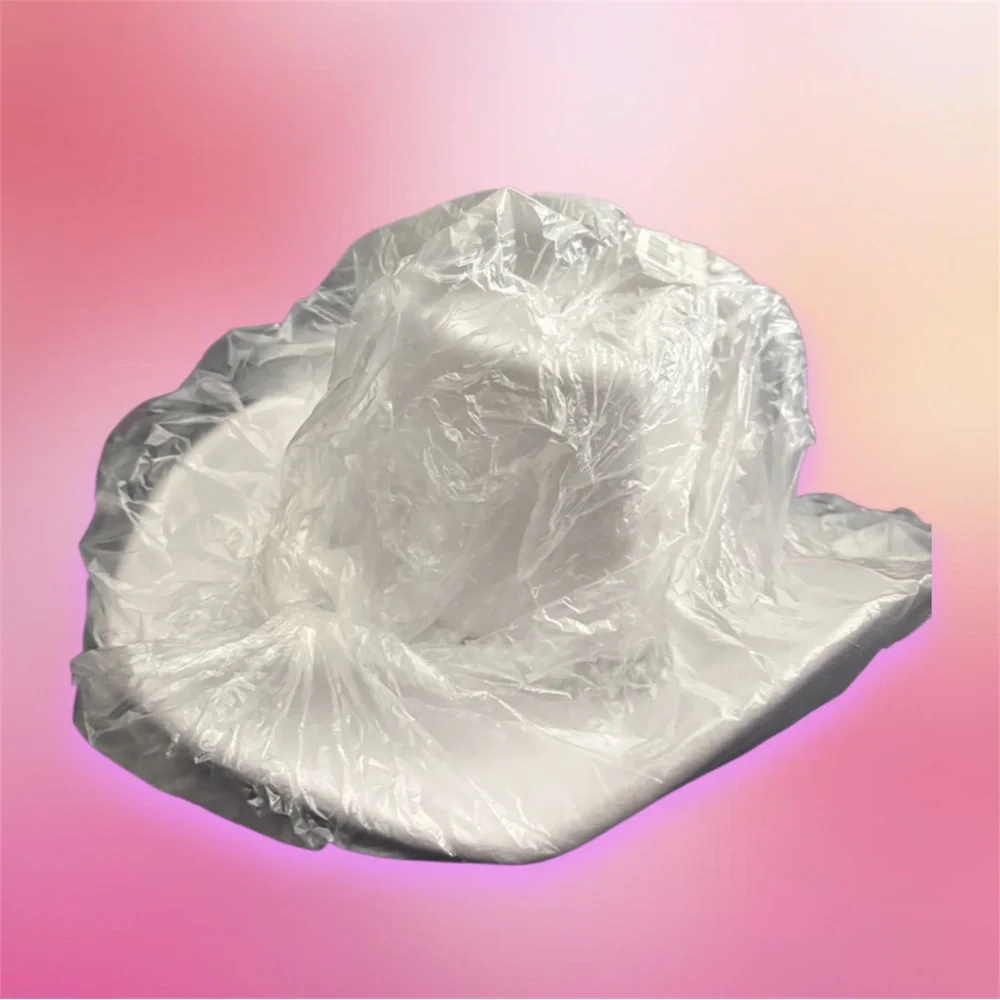 White Cowboy Hat with Silver Accents